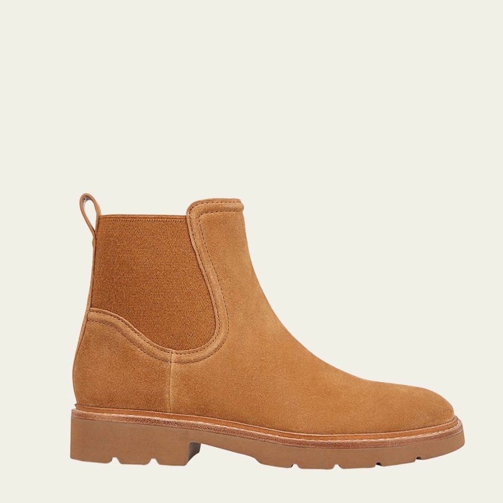 Vince Rue Suede Chelsea Ankle Boots 7.5